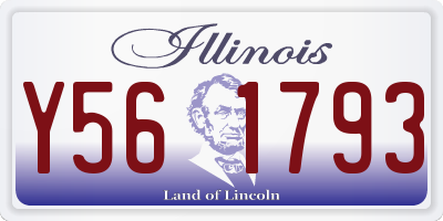 IL license plate Y561793
