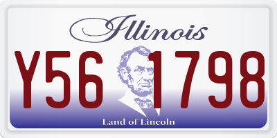 IL license plate Y561798