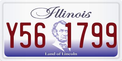 IL license plate Y561799