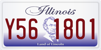 IL license plate Y561801