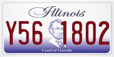 IL license plate Y561802