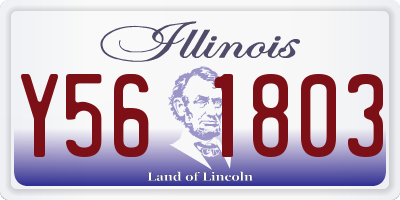 IL license plate Y561803
