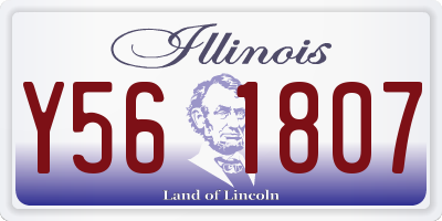 IL license plate Y561807
