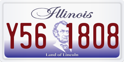 IL license plate Y561808