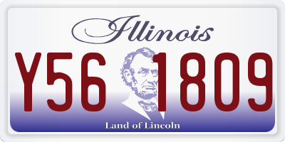 IL license plate Y561809