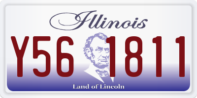 IL license plate Y561811