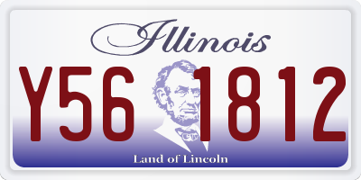 IL license plate Y561812