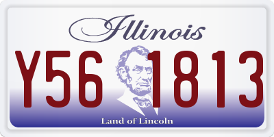 IL license plate Y561813