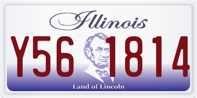 IL license plate Y561814