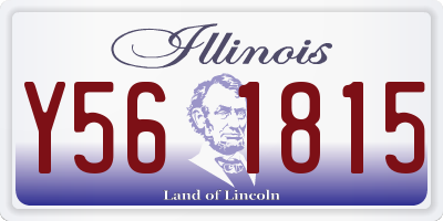 IL license plate Y561815