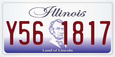 IL license plate Y561817