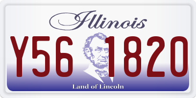 IL license plate Y561820