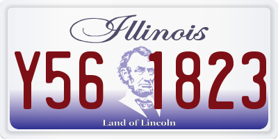 IL license plate Y561823