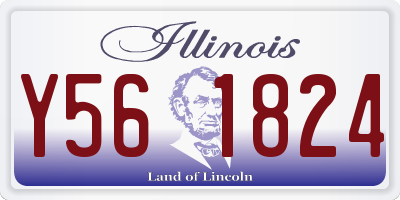 IL license plate Y561824