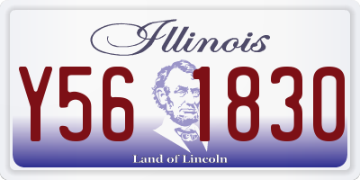 IL license plate Y561830