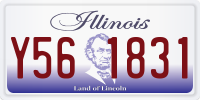 IL license plate Y561831