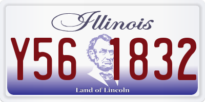 IL license plate Y561832