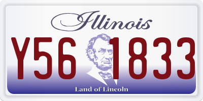 IL license plate Y561833