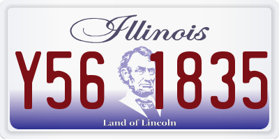 IL license plate Y561835