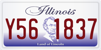 IL license plate Y561837