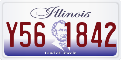 IL license plate Y561842