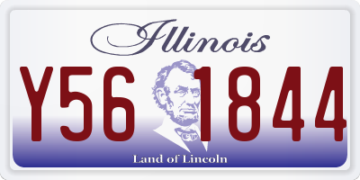 IL license plate Y561844