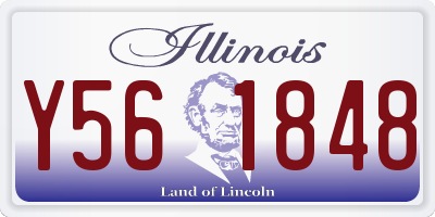 IL license plate Y561848