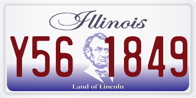 IL license plate Y561849