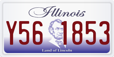 IL license plate Y561853