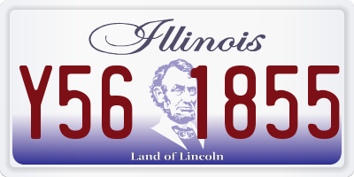 IL license plate Y561855