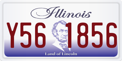 IL license plate Y561856