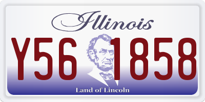 IL license plate Y561858