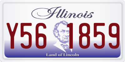 IL license plate Y561859