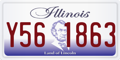 IL license plate Y561863