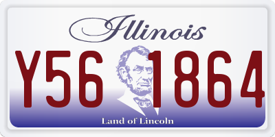 IL license plate Y561864