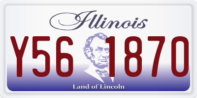 IL license plate Y561870