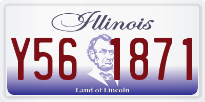 IL license plate Y561871
