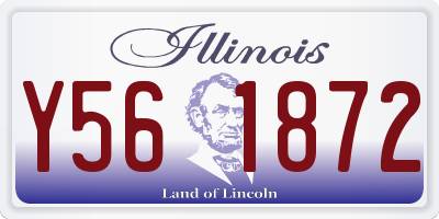 IL license plate Y561872