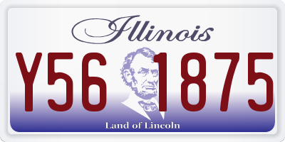 IL license plate Y561875