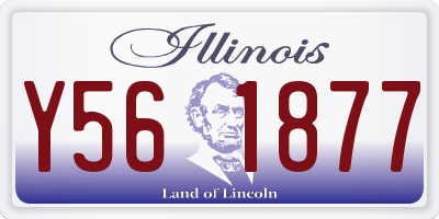 IL license plate Y561877