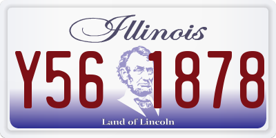 IL license plate Y561878
