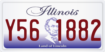 IL license plate Y561882