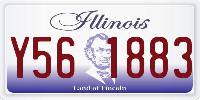 IL license plate Y561883