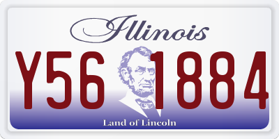 IL license plate Y561884