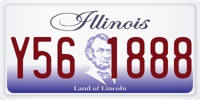 IL license plate Y561888