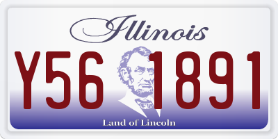 IL license plate Y561891