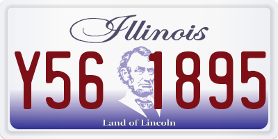 IL license plate Y561895