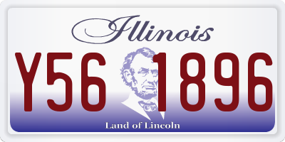 IL license plate Y561896