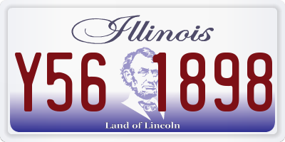 IL license plate Y561898