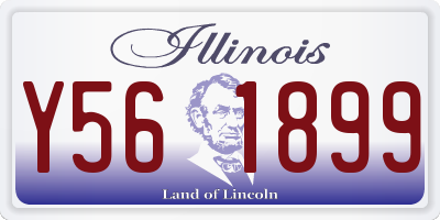 IL license plate Y561899